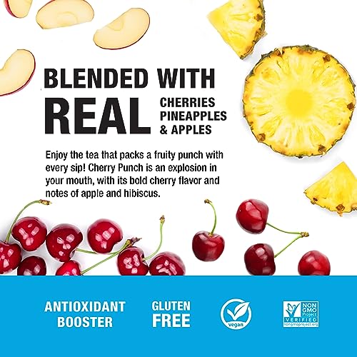 image for Tiesta Tea - Cherry Punch, Loose Leaf, Sweet Cherry Herbal Drink, Prem