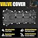 MILIPARTS Right Valve Cover Compatible with 2011-2023 Chrysler 300 200 2013-2018 Ram 1500 2012-2017 Jeep Wrangler OE 5184068AN