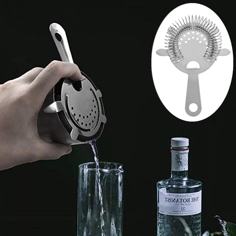 2 Pack of Cocktail Strainer Stainless Steel Bar Cocktail Strainer Filtering Tool for Bar Restaurant Home - Image 6