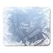 Produktbild Deglogse Gaming-Mauspad-Matte, Blue Winter Frozen Window with Hoarfrost Patterns New Year Party Leaflet White Frosted Mouse Pad,Desktop Computers