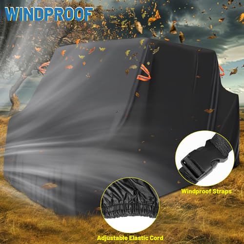 Image of MDPROMCP UTV Cover 4-6 Seater Waterproof 420D Oxford 157 inchx65 inchx77 inch