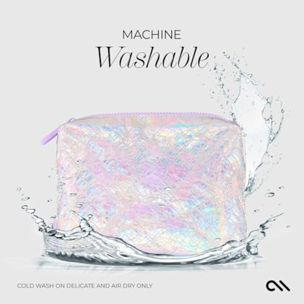 Case-Mate Essential Crinkle Makeup Bag - Waterproof Zipper Pouch - Daily Use Travel Pouch for Toiletries and Beach - Image 9