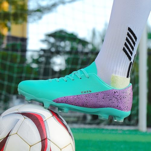 Image of Mens Soccer Cleats Womens Indoor Soccer Shoes Wide Baseball Turf Shoes Adult Youth Rugby Shoes Big Boys Small Spikes AG TF Football Boots