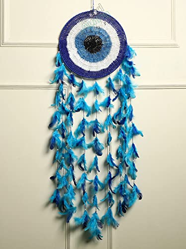 Image of Dream Catcher with Light Wall Hanging, Feather Home Decor for Bedroom, Kids Room, Living Room, Balcony & Cafe Decoration, Gift Item (Multicolor 1)
