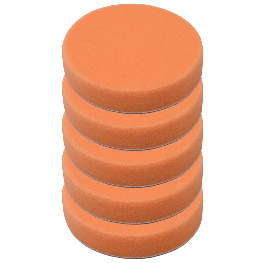 Set di 18 spugne per lucidatura da 150 mm, multicolore, per lucidatrice, lucidatrice, levigatrice, con panno per lucidatura e disco in , adatto per la cura dell'auto, la lavorazione del legno