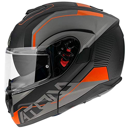 Mt Helmets Atom Sv Quark A4 Matt Fluor Orange Xl