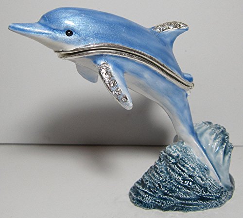 Preisvergleich Produktbild Secrets von Hidden Treasures 1037 Dolphin Schmuckkästchen