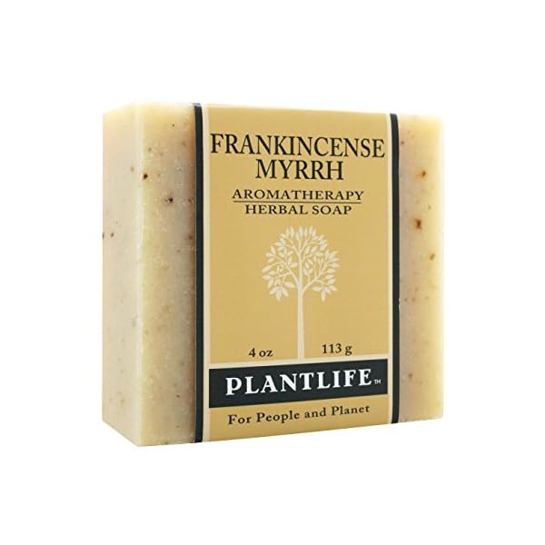 Plantlife Frankincense & Myrrh Bar Soap - Moisturizing and Soothing Soap for Your Skin - Hand Crafted Using Plant-Based…