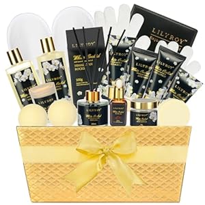 Christmas Gifts for Women and Men – 18-Piece Luxury Gold Spa Gift Set, Premium Bath Collection | Father’s Day, Mothers Day Gifts, Birthday Gifts, All Occasion Ultimate Holiday Gift for Her & Him