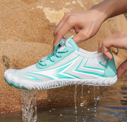 Barefoot Shoes for Women Men Wide Toe Box Breathable Quick-Dry Aqua Water Shoes Beach Pool Aqua Swim Surf Hike Footwear Trail Running Shoes4