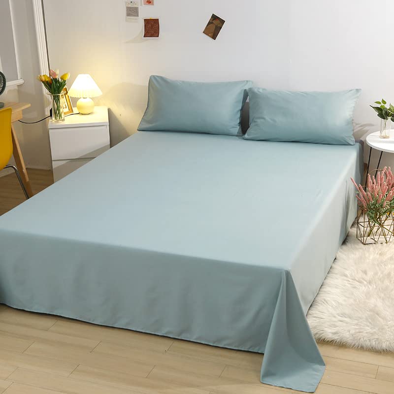Set Copripiumino 4 Pezzi ED-Lumos - 240x220 Cm, Microfibra Rigata, Arancione/Grigio, Con Lenzuola E Federe