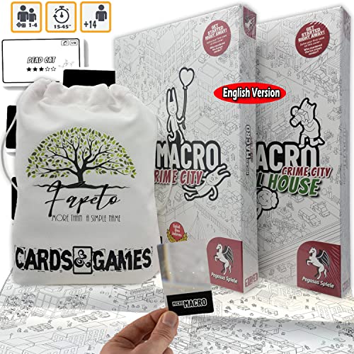 Fapeto Bundle: MicroMacro Crime City y Full House + Bolsa miniatura 5