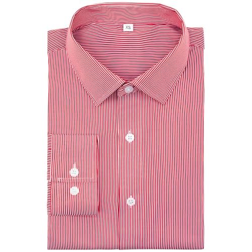 Men's Striped Long Sleeve Button Down Dress Shirt Regular Fit