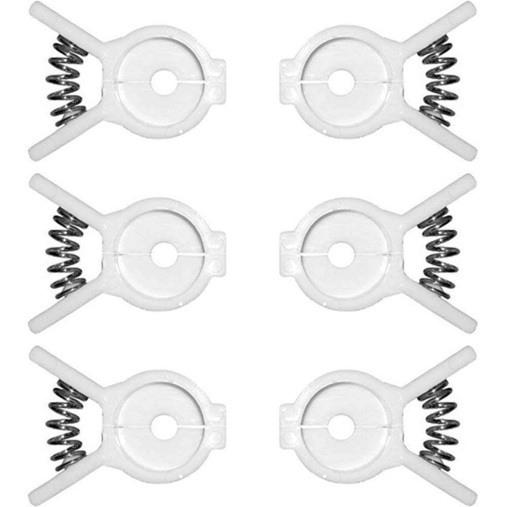 Bread, Bagel, or Chips Clips Set, White (6-Count)