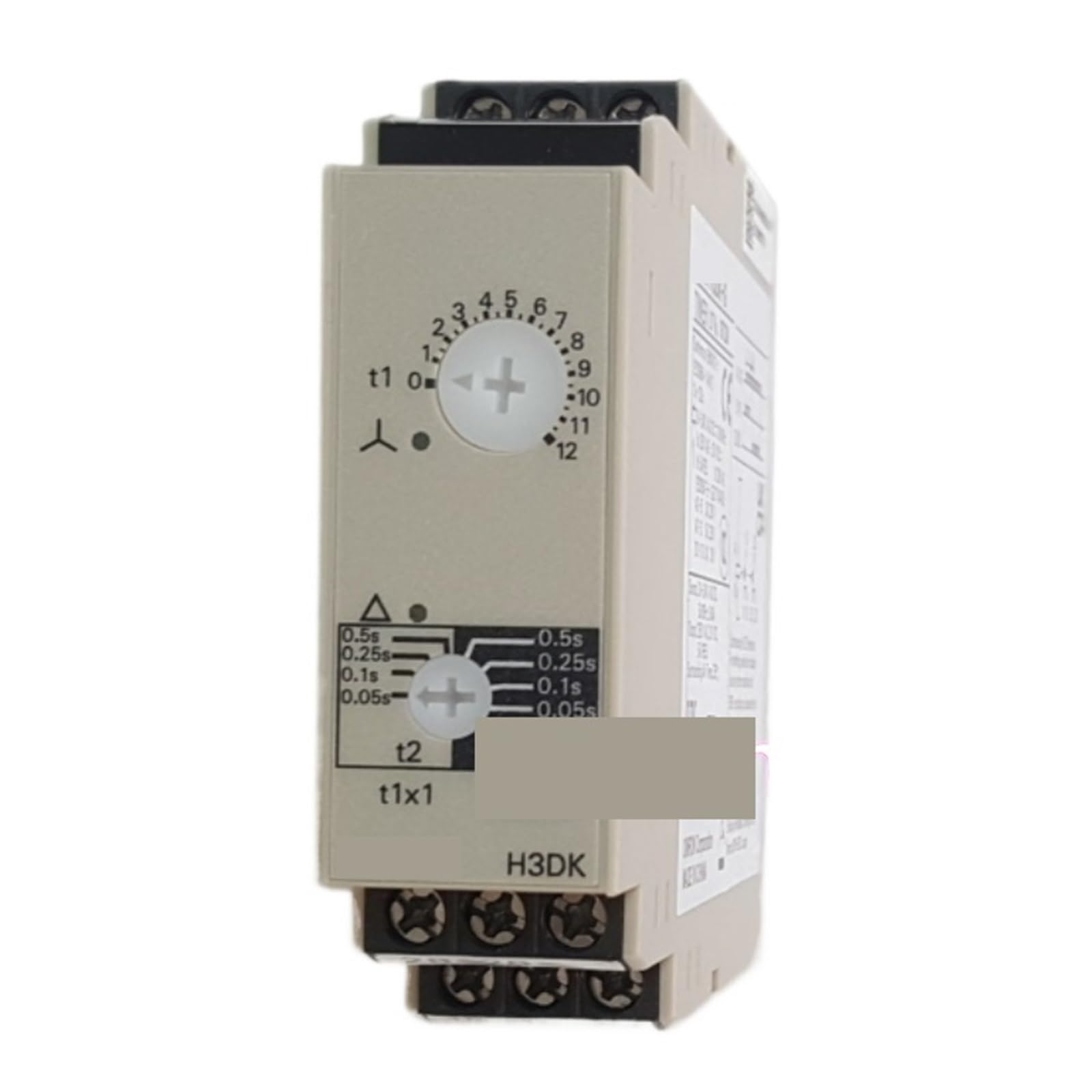 Temporisateur H3DK-G pour automatiser le démarrage d'un moteur électrique
