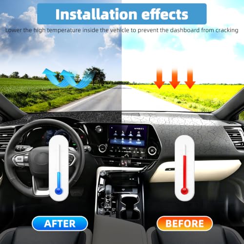 Image of Dash Cover Mat for Lexus NX 250 350 350h 450h 2022-2025 Non-Slip Dashboard Cover Mat Sunshade UV Rays Protector Interior Accessories