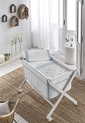Sabana pour bébé d'hiver et d'été bleu, l'excellence du berceau