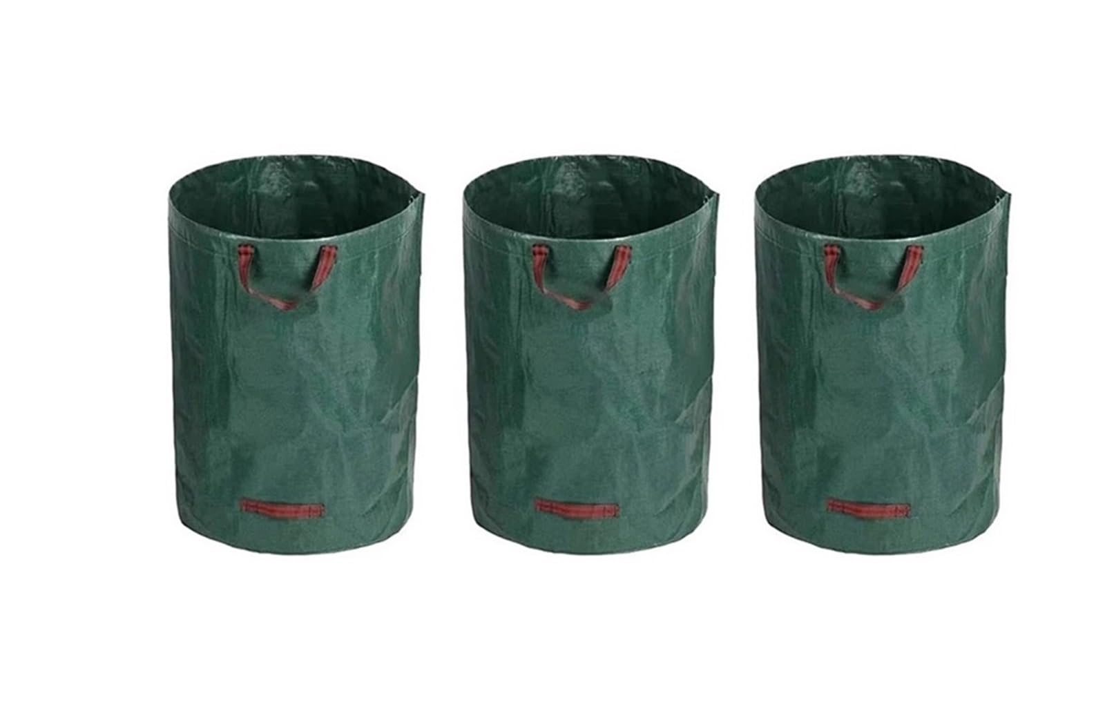 3 pezzi di sacco for foglie, pieghevole, riutilizzabile, for rifiuti da giardino, grande capacità, for, cestino for cadute, for riporre oggetti giardinaggio all'aperto Per Foglie Erba(272L)