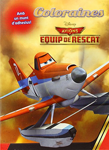 Portada de Avions 2. Coloraines: Equip de rescat. Amb un munt d´adhesius