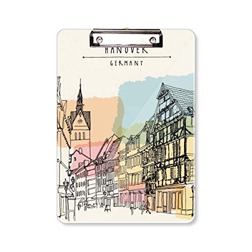 Porte-bloc A4 rigide Hanovre porte-document à pince pour bureau et dessin