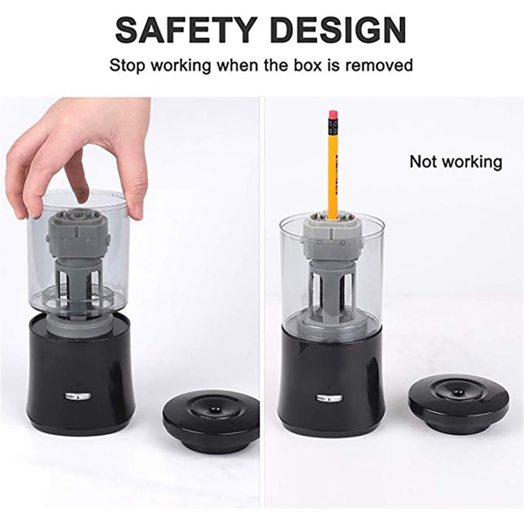 Taille-crayon automatique électrique CHUNYU mécanique USB haute résistance pour l'école, le bureau et la maison Stylos
