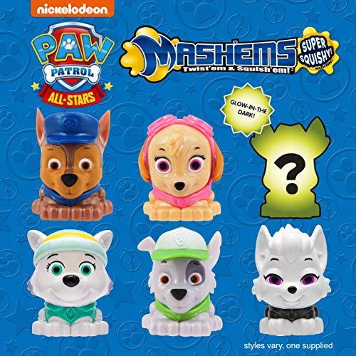 Mash'Ems PAW Patrol Mash'ems Capsule, Multi-Colour, One Size, Unisex, Ages 3+, Includes 1 x Mash'ems Capsule