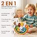Imagen de Milimundoo Juguete Educativo Montessori 2 en 1 de Madera para Niños Pequeños