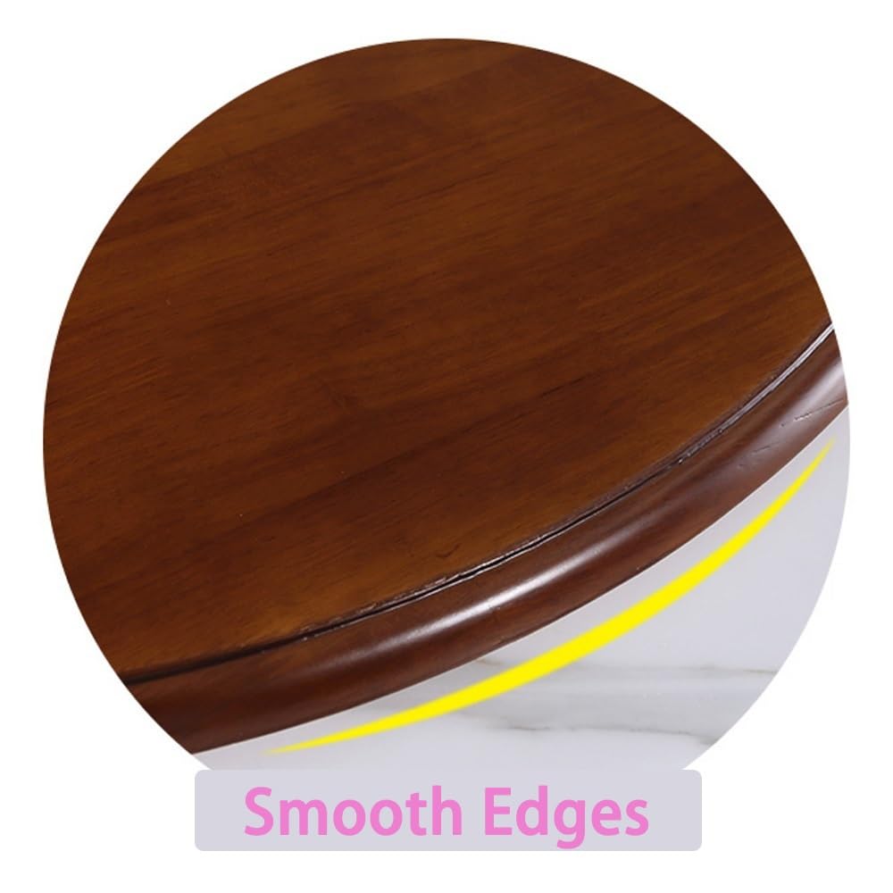 81 cm 91 cm 100 cm drewniana Lazy Susan - duża obrotowa taca do serwowania do restauracji i hoteli - stylowy design z bali idealny do rozrywki i serwowania jedzenia