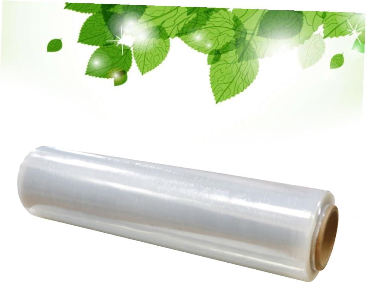 BETOOKY Food Plastic Wrap 30cm X 3000ft Disposable Household Cling Film Pe Material Fresh Keeping Packaging Film for Fruit Vegetable Storage and Kitchen Use