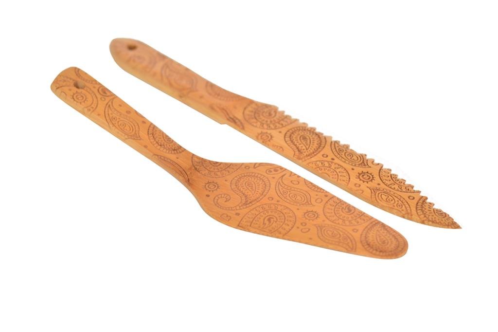 Bambum B2657 Minne-Cake Serving Set, Brown