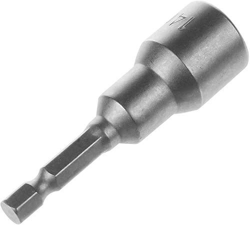 Miniatura 5 de 5 unids 14Hex vástago para herramientas eléctricas magnético 0.551 in Socket Nut Driver Setter