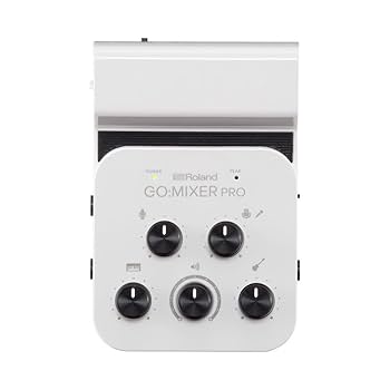 配信機器・PA機器・レコーディング機器 ROLAND GO:MIXER Amazon | Roland GO:MIXER PRO スマートフォン用 配信オーディオ