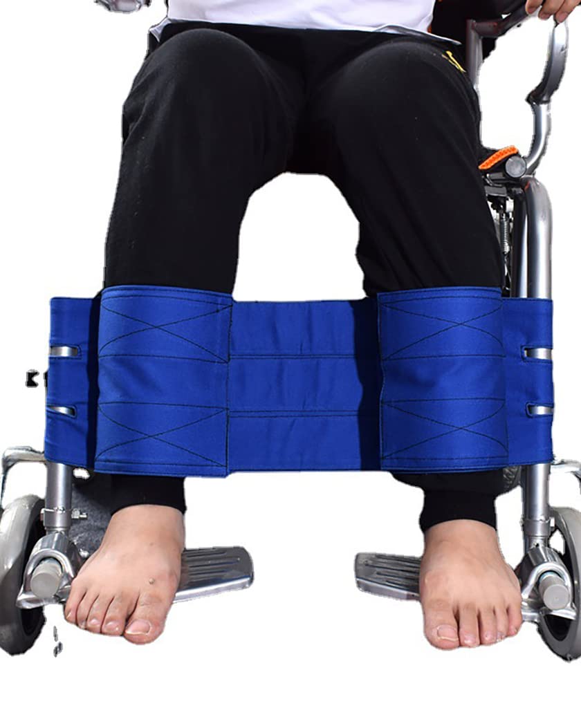 Silla de ruedas Reposapiés Cinturón de seguridad para piernas Antideslizante Elasticidad ajustable Cinturón de sujeción para piernas Sillas de ruedas Soporte para piernas Correa de posiciona