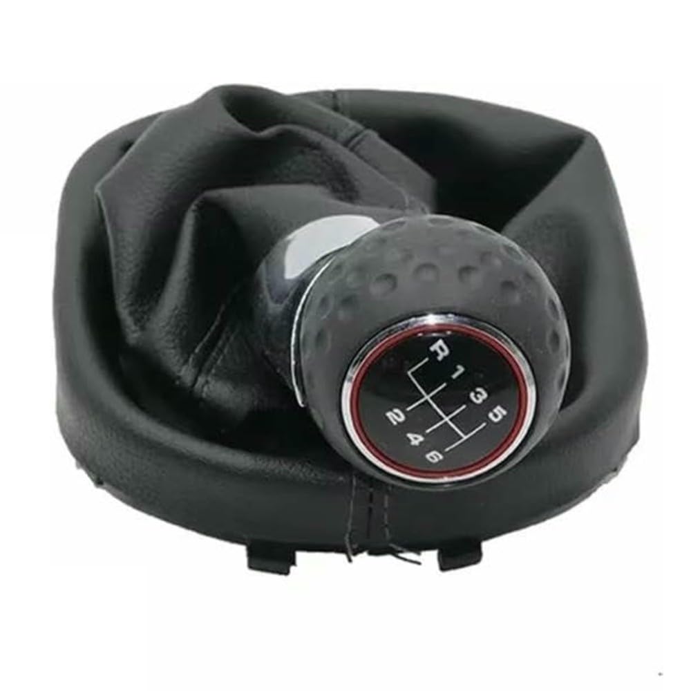 GZNBB Car Manual Gear Shift Knob Boot Cover Gaiter Lever Shifter Handle Stick, for Caddy-II 2 MK2 2004-2009
