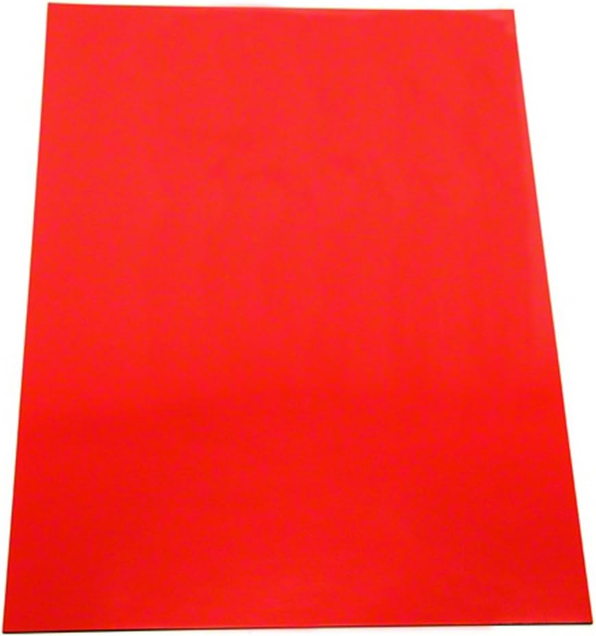 MagFlex® A4 Flexible Matt Red Magnetic Sheet for Creating Magnetic Artwork, Signs or Displays
