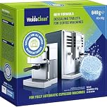 WoldoClean Descaling Tablets for Coffee Machine & Kettle - 40 Pack Limescale Remover Descaler Tabs for Espresso Maker All Purpose Cleaning Tablets