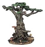 Ebros Gift Enchanted Whispering Forest Fairy Garden Fantasy Ent Greeman Spirit Tree House Display Statue for Mini Fairies Do It Yourself Decor Ideas Accessories Collection
