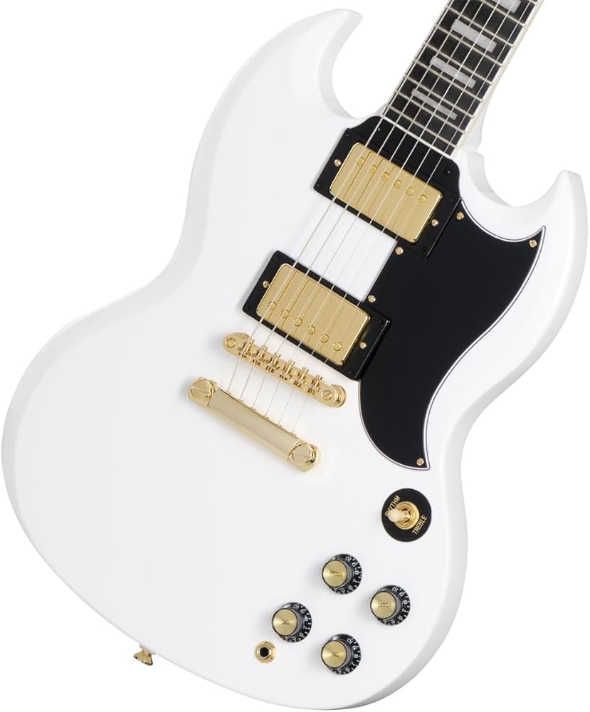 Amazon | Epiphone/Inspired by Gibson SG Custom Alpine White