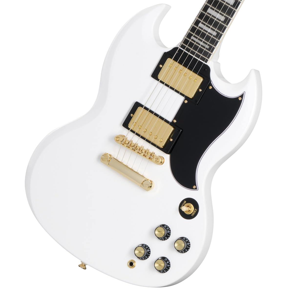 ギター Epiphone Inspired by Gibson SG Custom Epiphone Inspired by Gibson SG Custom, Alpine White with Bag