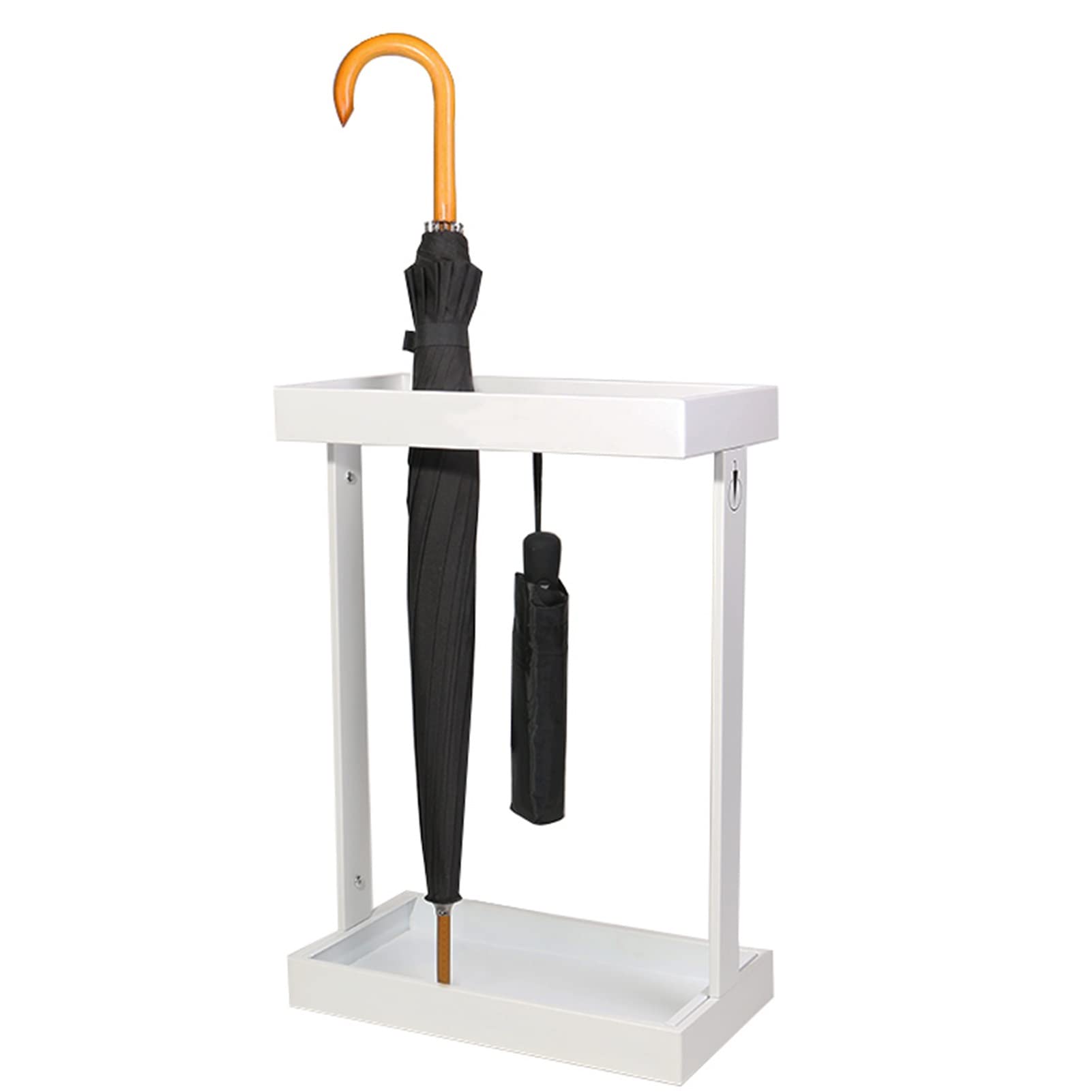 Porte-parapluie robuste avec bac d'égouttement amovible pour l'entrée