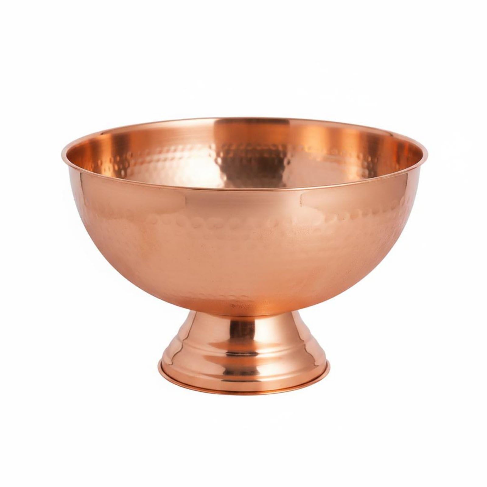 Qianly Champagneiera in Acciaio Inox 304 con Capienza per Cubetti di Ghiaccio Ciotola per Servire Vino Secchiello Bottiglie Elegante Uso Festa Bar Ristorante, Oro Rosa