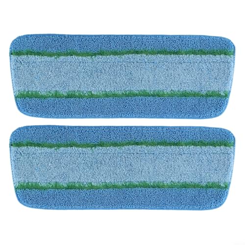 Gdfnmogo Almohadillas de microfibra para fregona, fibras de limpieza mejoradas de 3 zonas, lavables a máquina hasta 100 veces, para fregona Libman Freedom, 16 x 5.25 pulgadas, paquete de 6 (2 unidades