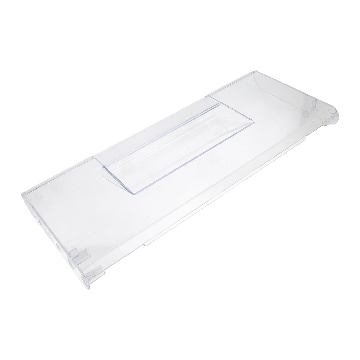 ERICAMBI® Sportello Ribaltina Trasparente per Cassetto Congelatore - Compatibile con Electrolux, Rex, Zanussi, AEG, Leonard, Progress, Zanker - Dimensioni 396x157 mm