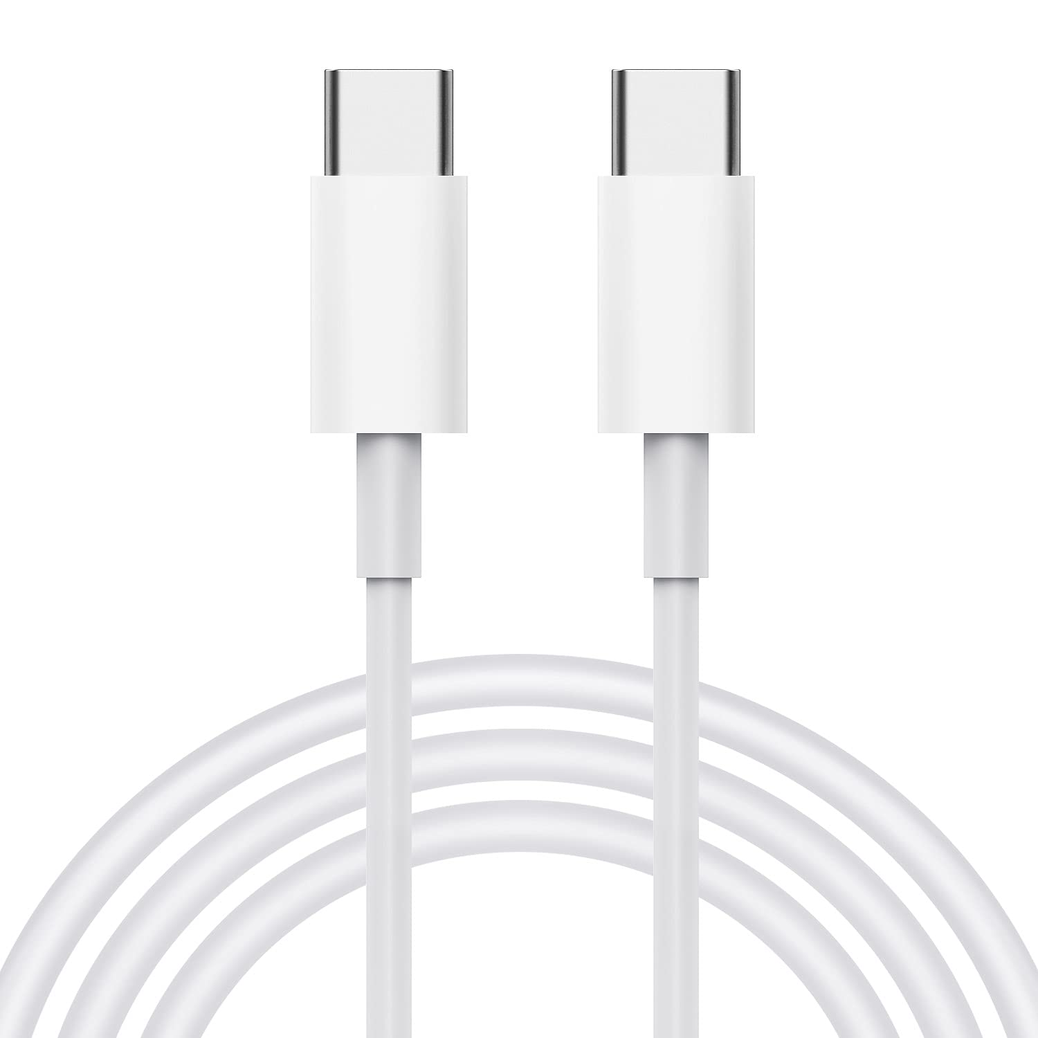 USB-C Charge Cable (2m) Compatible with Apple MacBook Air/Pro, iPad Pro, iPad Air, Fast Charging PD Charger Cord for Huawei, Xiaomi, Lenovo, OnePlus, Android Phones and Tablets