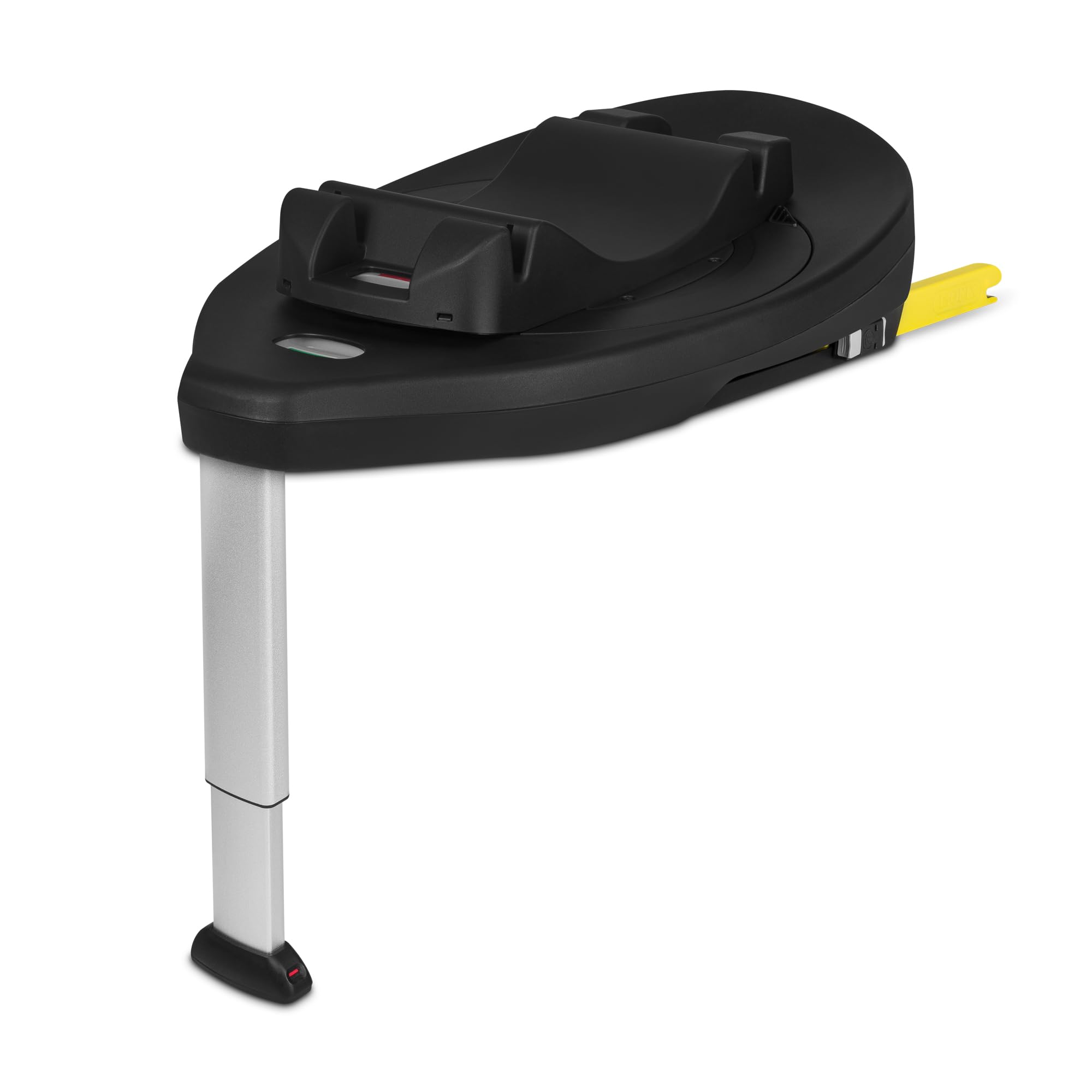 Lionelo Astrid i-Size Base Plus ISOFIX-Basisstation, 180° drehbar, Schwarz | Für Astrid i-Size Babyschale, Einbauanzeigen, Klicksystem, verstaubares Stützbein, R129/03, Schwarz, für den Alltag
