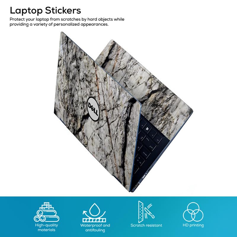 Image of Galaxsia DL231 Top+Wrist Pad Vinyl Laptop Skin /Sticker /Cover for 13 to 13.3 Inches Laptops Laminated-Removable-HD Quality Compatible for Dell (13x9.2 Inches)