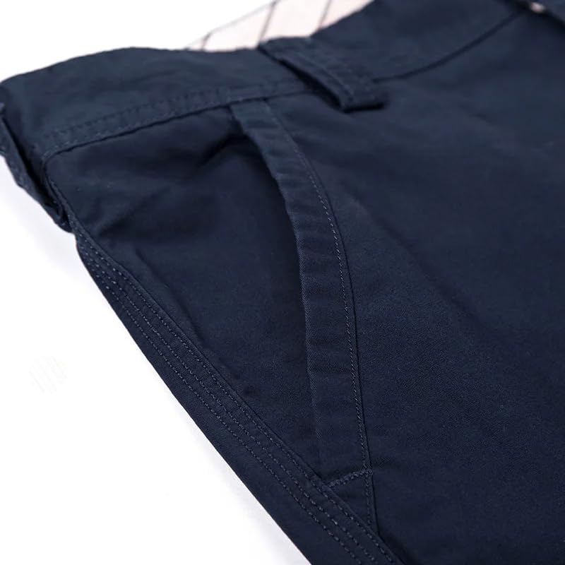 Short cargo homme coton ample WOLONG bermuda été léger de loisir - 2