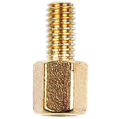 3NH® 100pcs Brass Hex Standoff Spacer Screw Female to Male 5mm+6mm M3 3mm V3A4-image-26