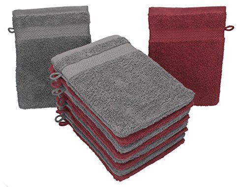 Betz Set di 10 Guanti da Bagno Premium Misure 16 x...