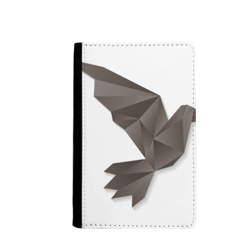 Étui portefeuille voyage géométrique abstrait et motif corbeau - 4